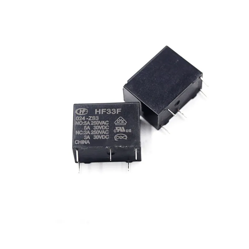 24VDC 5Tűs-5db HF33F JZC-33F-005 HF33F JZC-33F-012 HF33F JZC-33F-024 DIP4 DIP5 relé Teljesen új eredeti Vedd meg most