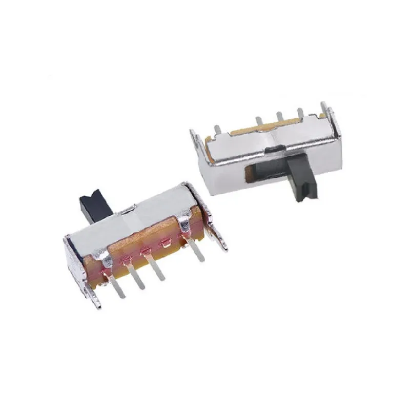 6mm-10db SS13D07 SS13D07VG4 Váltókapcsoló Megszakító Mini Oldalsó Kapcsolók 4 Tűs 3 Bites Expressz kézbesítés