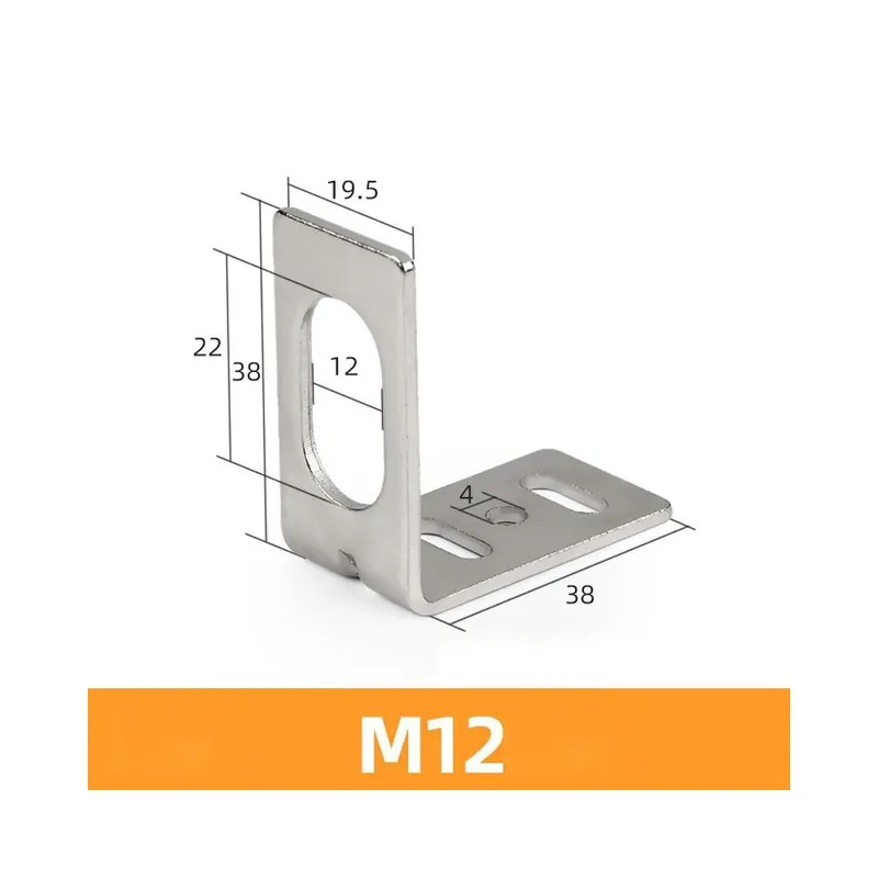 M12 L Típus-Mozgásérzékelő Kapcsoló konzol M8-M30 L típus érzékelő Fotoelektromos Kapcsoló konzol beszerelési Rögzítő darab Kedvezményes ár