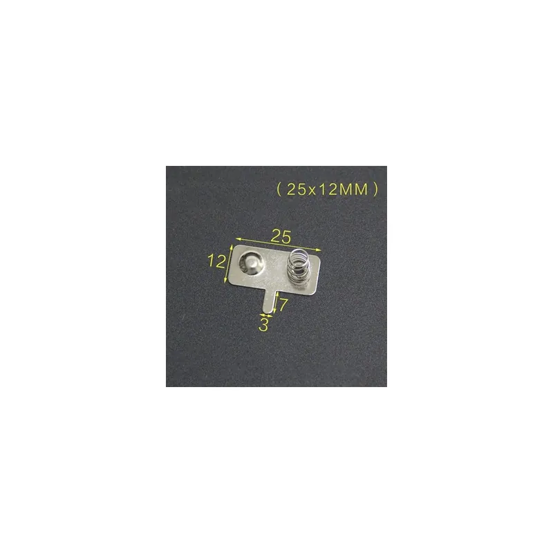 Különleges ajánlat AA 25X12MM 01-YYT 10db AA akkumulátor lap Rugó Érintkező lap doboz pozitív negatív pólus 0,4mm vas nikkelezett