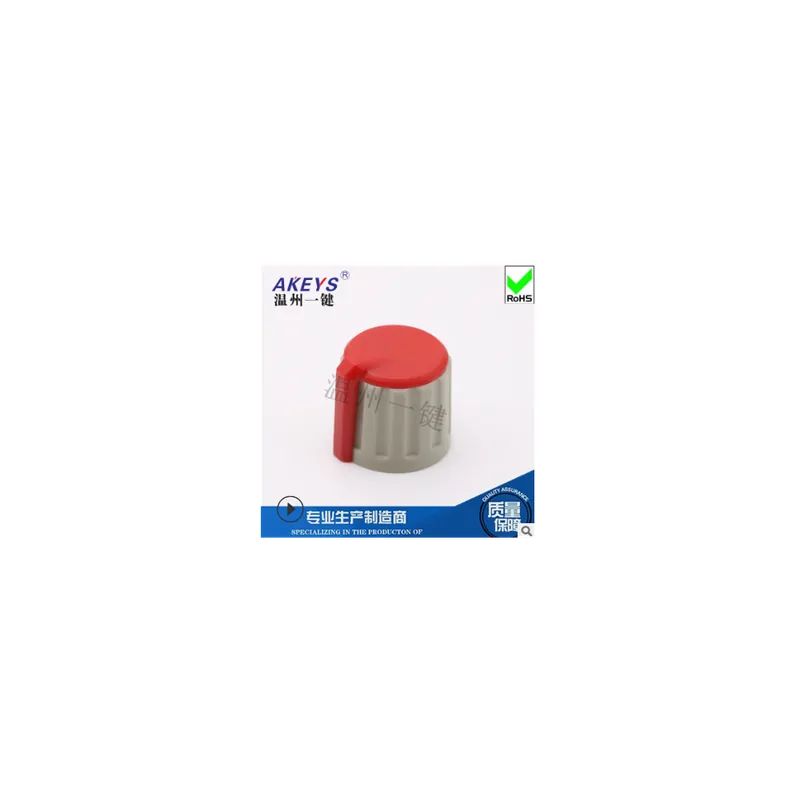 Szürke-10db KNJ21-19 Potenciométer kódoló Gomb Forgókapcsoló Hangerő-szabályozó Gomb kupak Vinyl Forgó Torzió Árengedmény