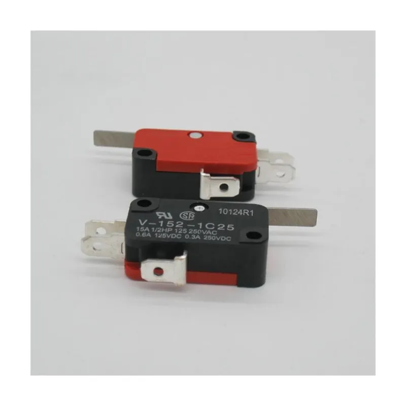 Bestseller V-152-1C25-1db Mikrokapcsoló Végálláskapcsoló 15A AC 250V Mini utazó Végálláskapcsoló V-152-155-1C25 Tartozékok