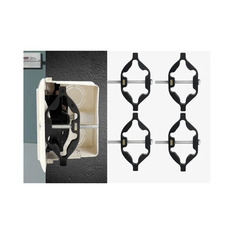 Outlet 4db-Professzionális fali 86x86mm Hátsó doboz kazetta Javító Tartórúd Törött régi szerelődoboz Gyors Javító Villanyszerelőknek