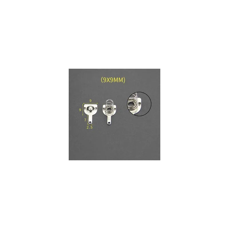 AAA 9X9MM 01-YYT 20db Rugó AAA akkumulátor lap Érintkező lap Elemtartó doboz pozitív és negatív 0,3mm vas+nikkelezés Kihagyhatatlan ajánlat
