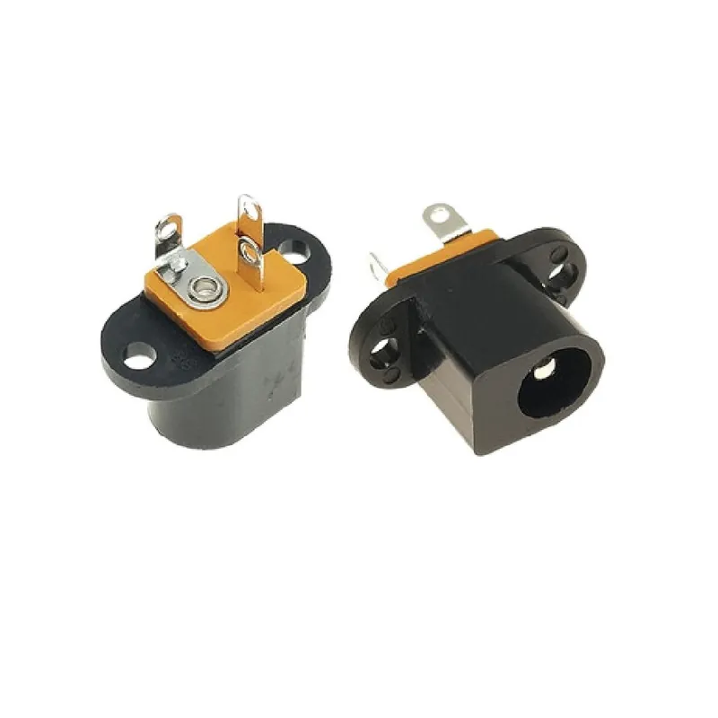5,5x2,5mm-10db DC-017 DC Teljesítmény aljzat csatlakozó Tápegység Anya Jack tápfeszültség csatlakozó 3 Tűs DC017 Korlátozott ajánlat