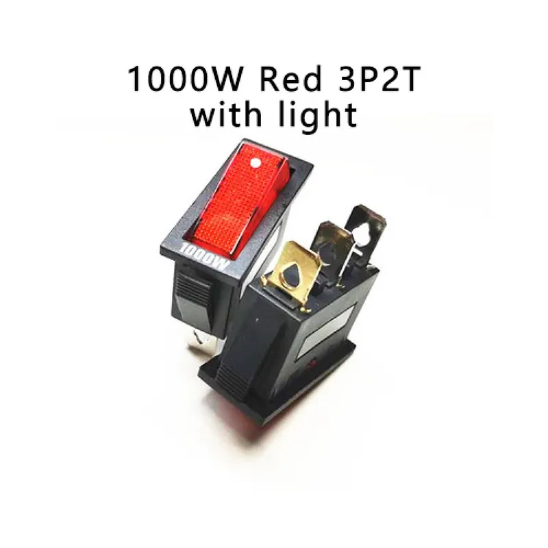 2-es méret-5db KCD3 1000-4000W Elektromos főzőedény Tartozékok Többfunkciós Elektromos Rizsfőző Macskaszem Billenőkapcsoló Prémium