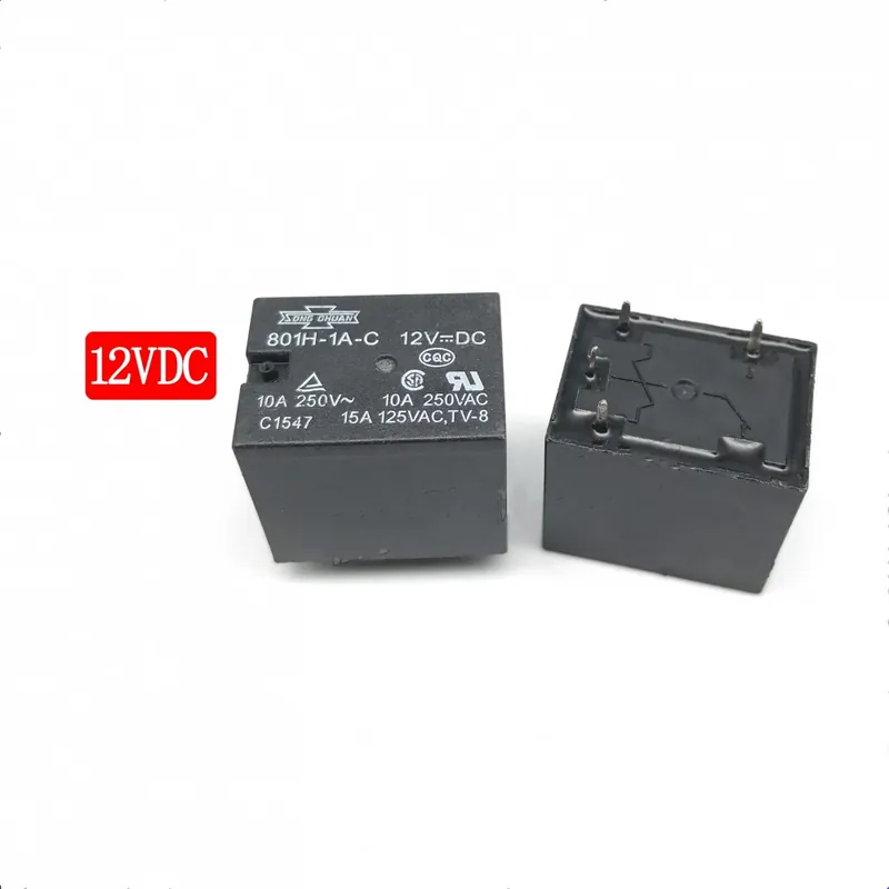 Vedd meg online 801H-1A-C-12V-1db 801H-1A-C-5VDC 801H-1A-C-12VDC 801H-1A-C-24VDC DIP4 relé Teljesen új eredeti