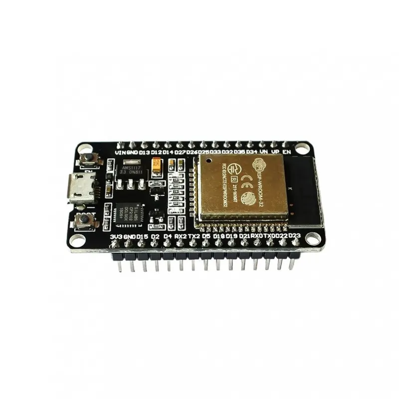 Expressz kézbesítés 2102-ESP-32 Vezeték nélküli WiFi Fejlesztő tábla mikro USB 2,4GHz Kettős üzemmód WiFi +Vezeték nélküli Kétmagos Mikrovezérlő RF