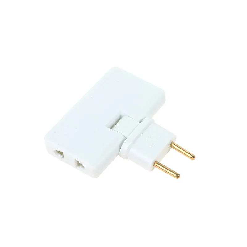 Szuper ajánlat Fehér-1db EU Tápcsatlakozó Adapter Összecsukható Hosszabbító utazó Átalakító aljzat Hordozható Könnyű töltési szinkronizálás