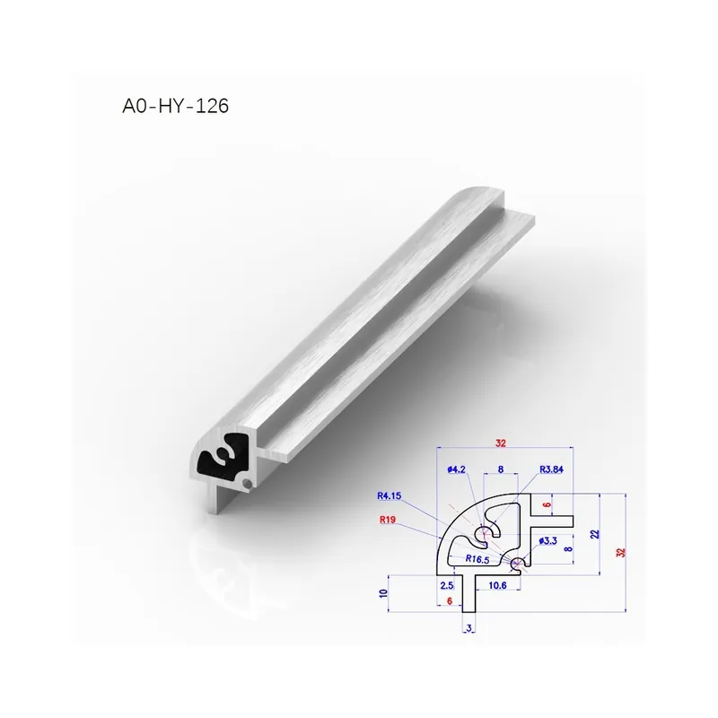 Prémium A0-HY-126-100-BRZHIFI 6061 Extrudált Alumínium Profil rúd erősítő Tartó tok Sarokcsatlakozó CNC megmunkálással