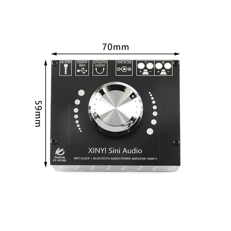 XY-W100L-Sztereó digitális Teljesítmény erősítő Bluetooth kompatibilis XY-C50L Dual 2.0 2.1 BT5.0 Erősítő modul Ajánlat