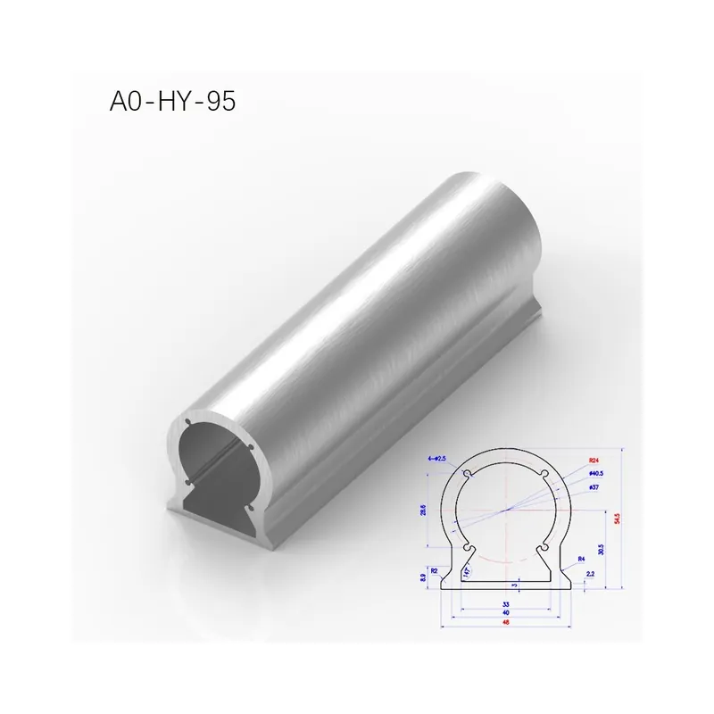 200mm-A0-HY-95-BRZHIFI 6061 Extrudált Alumínium Profil borítás Lineáris LED audioerősítő elektronikus berendezésekhez Ajánlat