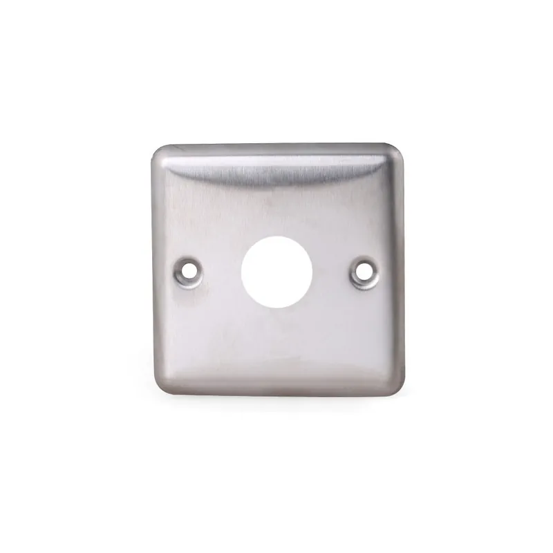 Különleges ajánlat 22mm-es furat-86 x 86-Gombos beléptető kapcsoló típus 86 Rozsdamentes acél Panel (Gombos kapcsolót nem tartalmaz)