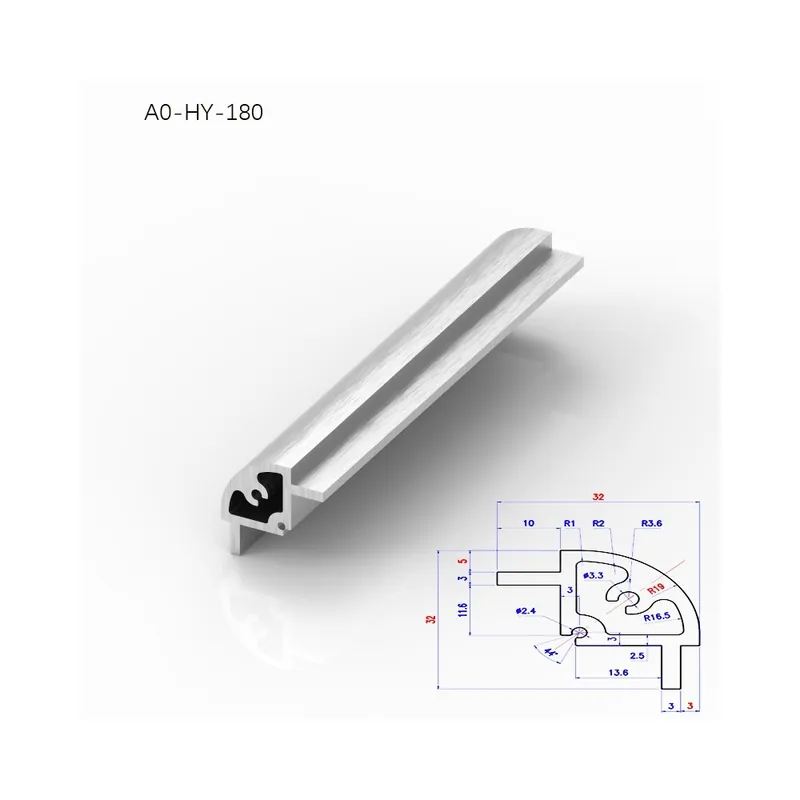 A0-HY-180-150-BRZHIFI 6061 Extrudált Alumínium Profil rúd erősítő Tartó tok Sarokcsatlakozó CNC megmunkálással Rendeld meg most