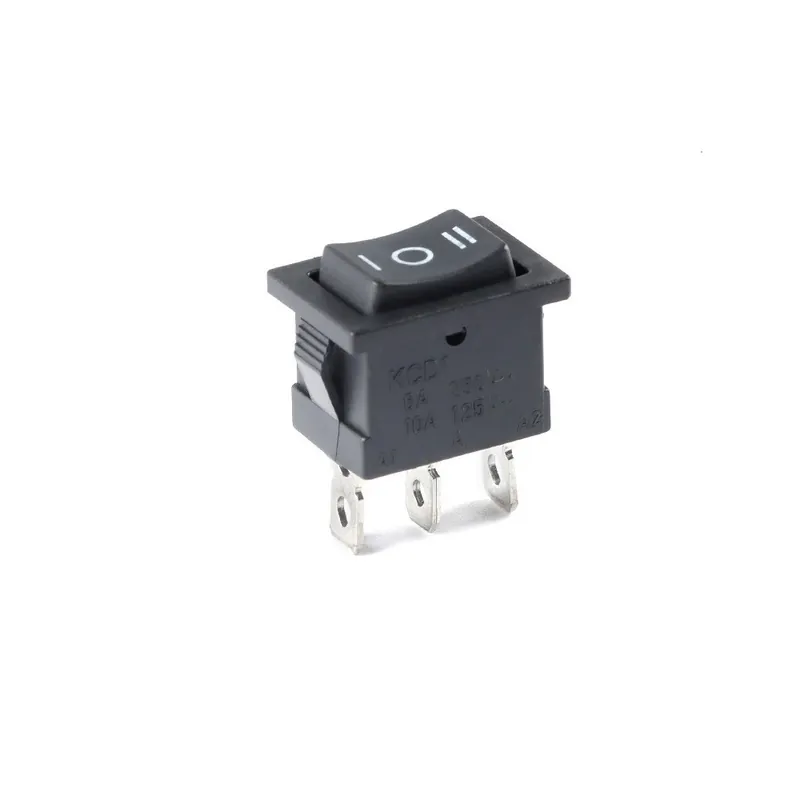 Kiárusítás 5 db-B-3P3D-5db KCD1 21X15mm Billenőkapcsoló ON-OFF 2 Pozíciós Hálózati kapcsoló 3 Tűs 6A/250VAC 10A/125VAC