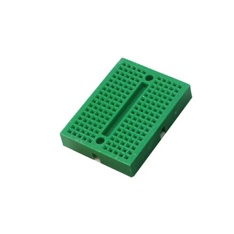 Zöld-SYB-170 Mini forrasztás nélküli prototípus Kenyértábla 170 Kötési pont Arduino-hoz Barkács készlet Biztonságos vásárlás