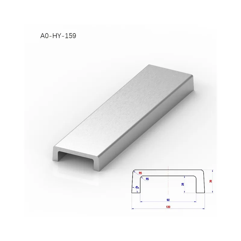 Biztonságos fizetés 100-A0-HY-159-BRZHIFI Top 6061 Alumínium Profil Erősítő Panel Teljesítmény erősítő alváz Termék fogantyú CNC megmunkálással OEM