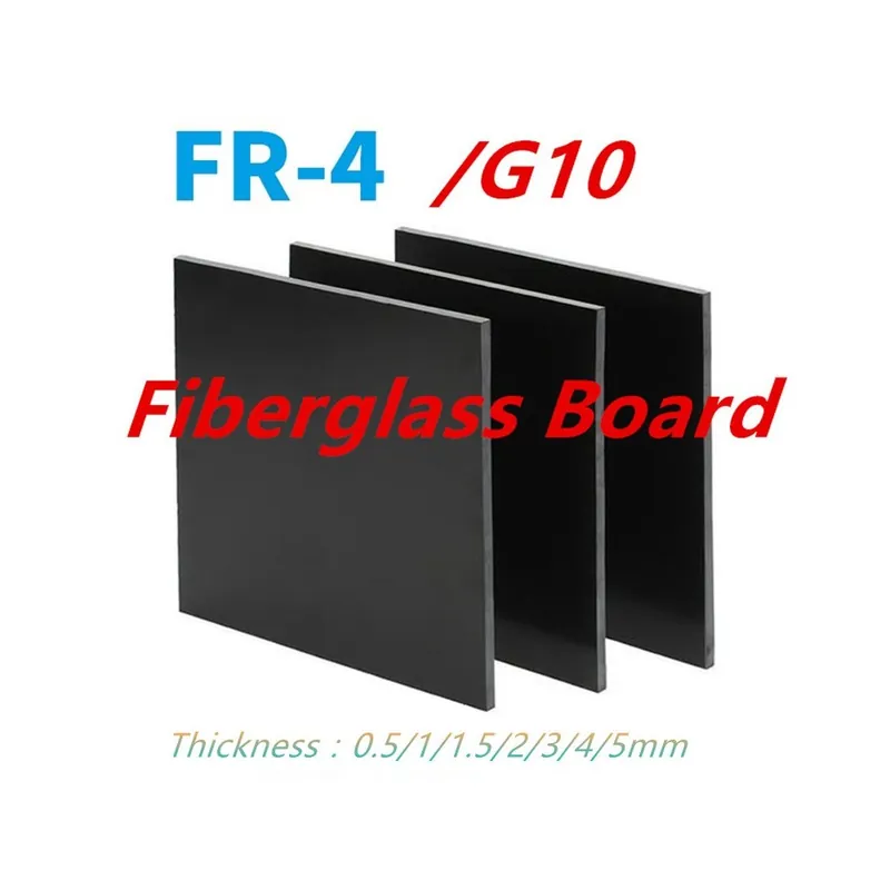 0,5mm-200mmx200mm-FR4 Fekete Üvegszálas sablon tábla 3240 Epoxi gyanta G10 Üveggyapot lemez 3d nyomtató Kiárusítás