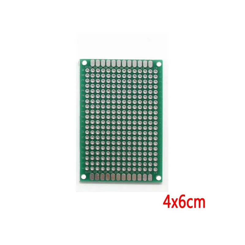 4x6cm-5x7 4x6 3x7 2x8cm PCB Univerzális tábla Kétoldalas Réz prototípus PCB Univerzális tábla Arduino-hoz Iskolai Oktatási Gyors kiszállítás