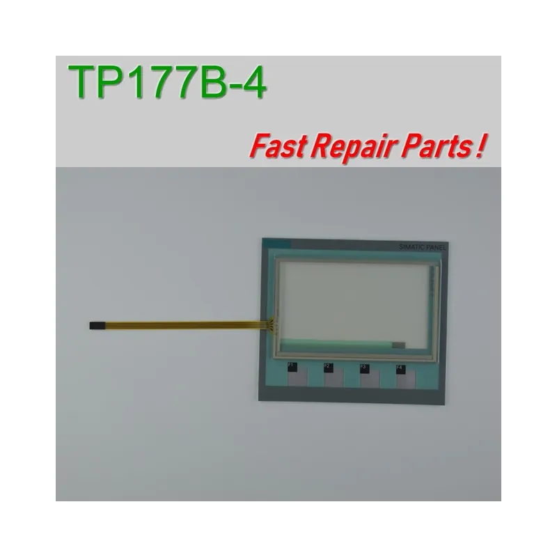 Exkluzív ajánlat Membrán Film+Előlapi üveg Érintőpanel-TP177B-4 6AV6642 6AV6642-0BD01-3AX0 Érintős Üveg+Membrán Keypad HMI Panel javításához