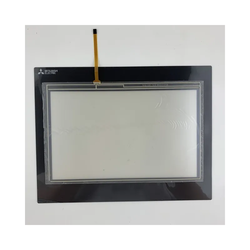 Olcsó Membrán Film+Előlapi üveg Érintőpanel-GS2110-WTBD T010-1201-T910 BKO-C1215 Érintős Üveg +Membrán Film HMI Panel javításához
