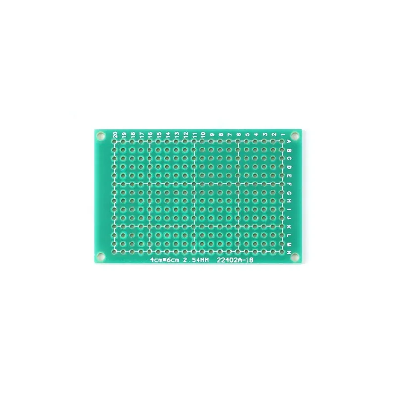Nézd meg most 70203-10db Kétoldalú bádoglemez 2,54MM Térköz 6*8CM 4*6CM 3*7 Univerzális tábla lyuk tábla Üvegszál Zöld olajos ón bevonat