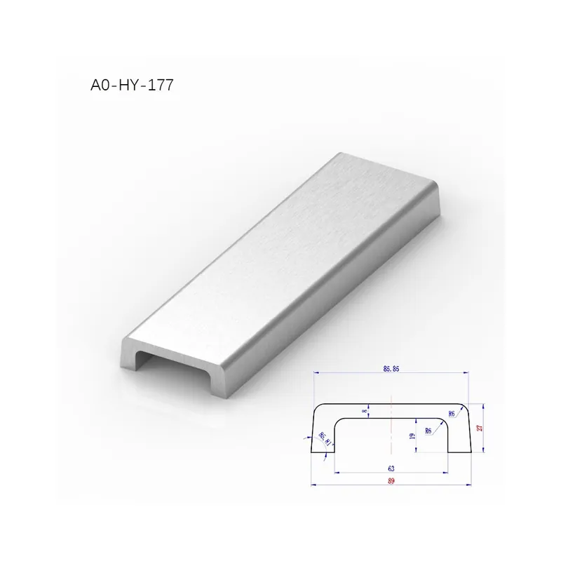 100-A0-HY-177-BRZHIFI Top 6061 Alumínium Profil Erősítő Panel Teljesítmény erősítő alváz Termék fogantyú CNC megmunkálással OEM Gyors kiszállítás