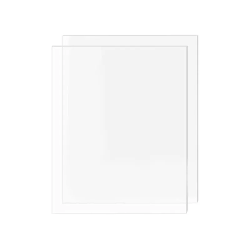 Akció Áttetsző-2 csomag akril lap 11,8 X 15,75 X 1/8 hüvelyk (3Mm) Vékony öntött Organikus Üveg Panel/Tábla Jelfestő kerethez