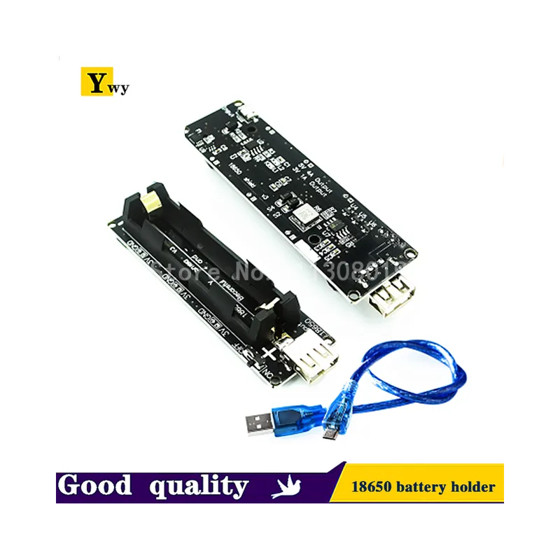 Kedvezményes ár Vezetékkel-Raspberry Pi 3 18650 lítium akkumulátorvédő táblához ESP32 Wemos V3 Fejlesztői tábla túltöltés elleni védelem