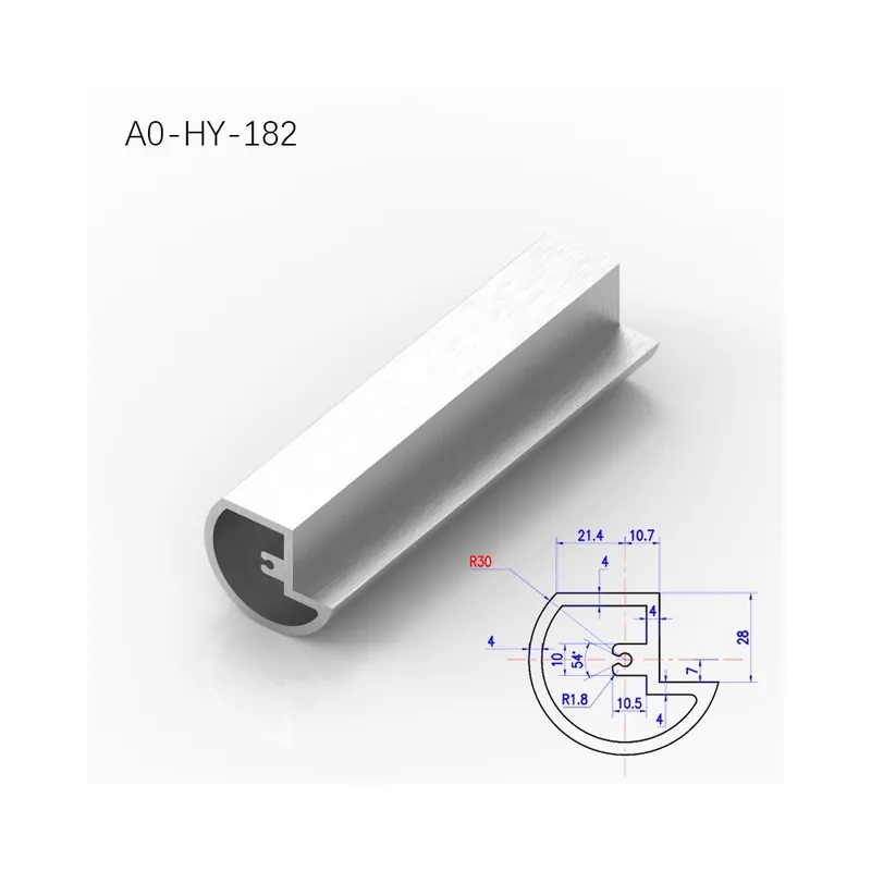 Kihagyhatatlan ajánlat 100-A0-HY-182-BRZHIFI 6061 Extrudált alumínium Profil Szögcsatlakozás Erősítőhöz Audioeszköz elektronikus instrukciós borítás