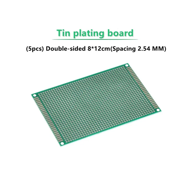 8X12-1db 8*12/9*15/12*18/15*20/20*30 Kétoldalú PCB Barkács Univerzális Áramköri kártya Expressz szállítás