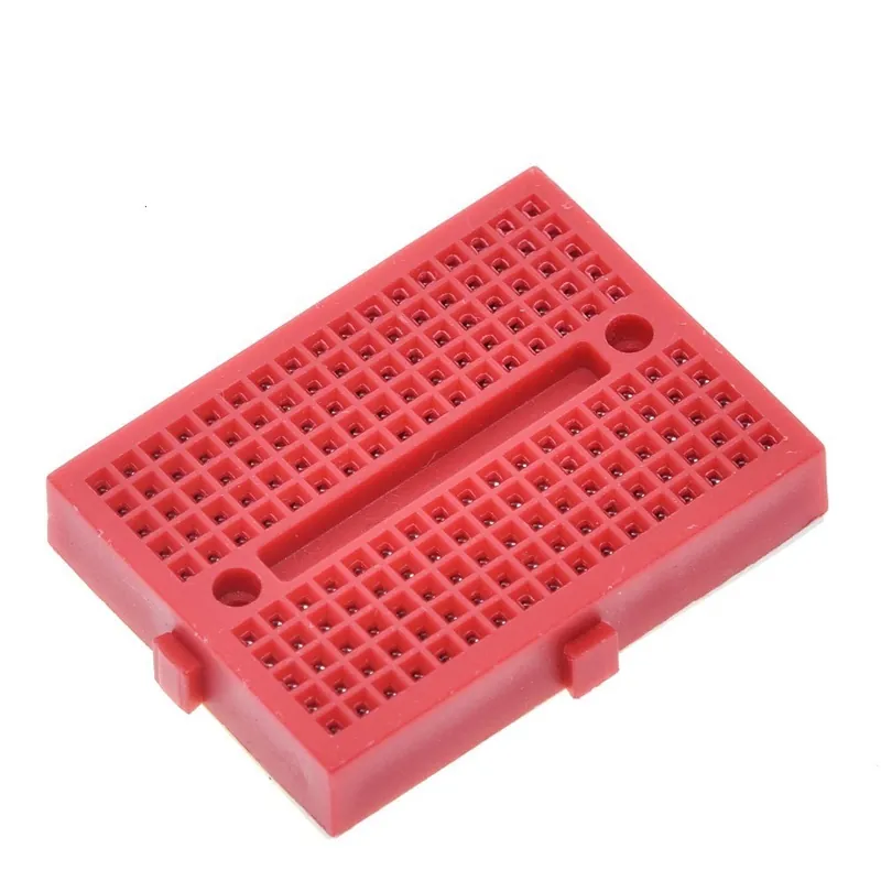 Expressz szállítás Piros-TZT SYB-170 Mini forrasztás nélküli prototípus Kenyértábla 170 Kötési pont 35*47*8,5mm Arduino-hoz Barkács készlet