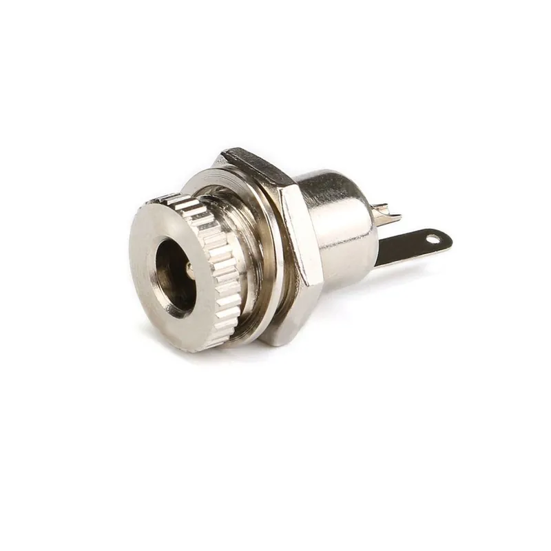 Rendeld meg most 5,5x2,1mm-1db DC099 5,5 mm x 2,1mm DC Egyenáramú tápcsatlakozó aljzat Anya Panelrögzítő csatlakozó Fém