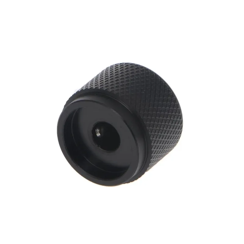 0,24" átmérőjű Fekete Alumínium Forgatható Vezérlő Potenciométer Gomb 20mm x 16mm LW K9FA Gyors kiszállítás