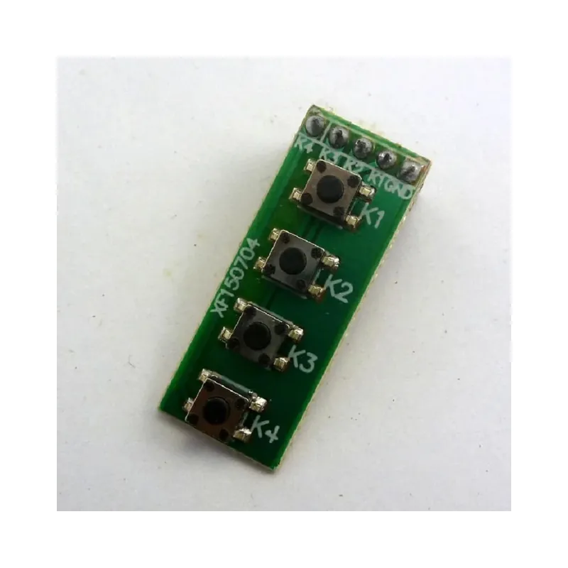 Expressz szállítás 2,54mm Anya tűs fej 4 Gomb billentyűs Kapcsoló billentyű készlet Raspberry pi FPGA CPLD ARM AVR Fejlesztési táblához TB372*2db