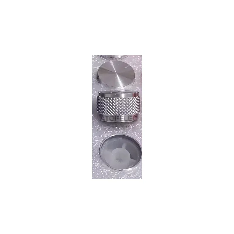 Azonnal elérhető Ezüst színű-20mm*13mm Alumínium DAC CD Erősítő Potenciométer Hangerő gomb 6mm Recézett Jó minőségű