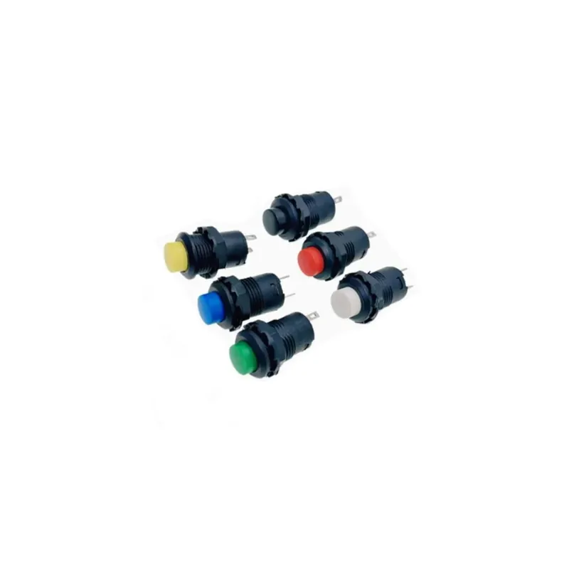 Ne maradj le Önreteszelő 6db-mix-6db Nyomógombos kapcsoló DS427 DS428 12mm OFF- ON Kapcsoló 3A /125VAC 1,5A/250VAC DS-427 DS-428