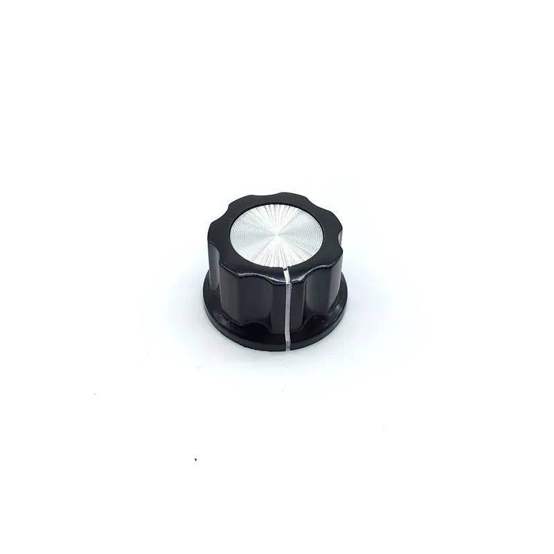 Vedd meg online 6,4mm Gomb-5szett MF-A103 Bakelit gomb és A03 Tárcsagomb Skálalemezes Digitális Potenciométer kupak 3590S RV24YN