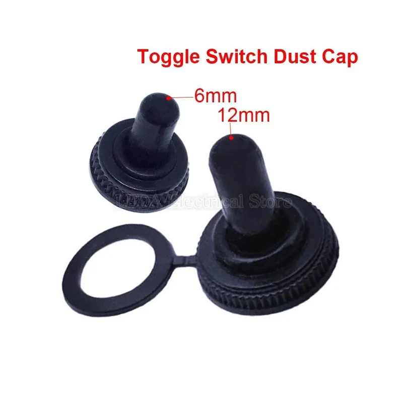 Ajánlat 12mm-10db 6mm/12mm Gumi Vízálló kupak Indító kupak Porálló Vízálló kupak MTS/E-TEN Mini Váltókapcsolóhoz