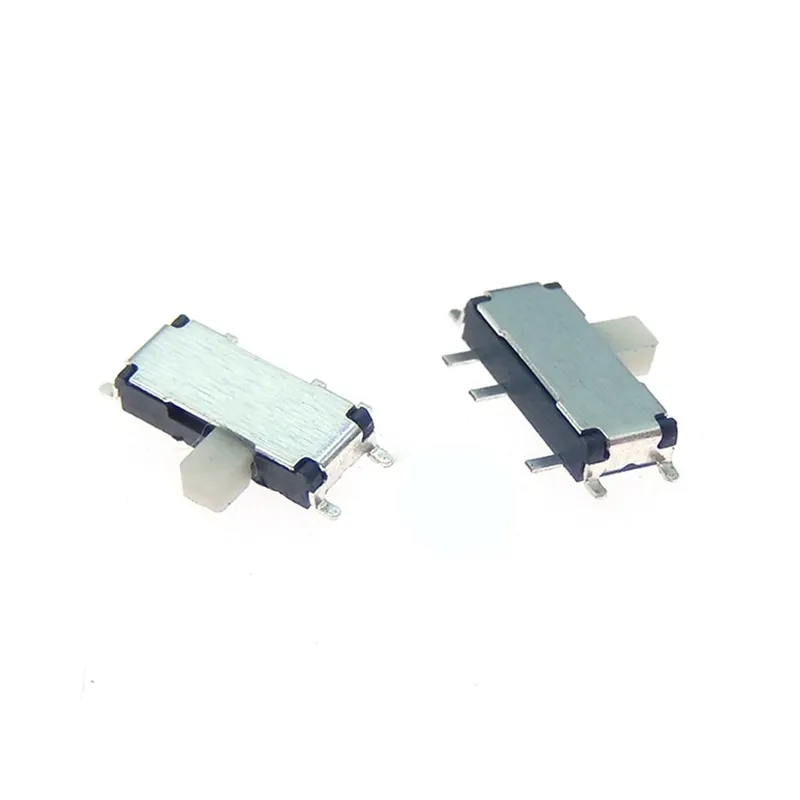 Fehér-20db 7 tűs Miniatűr Vízszintes csúszó On-OFF 2pozíciós Mikrokapcsoló csúszó Váltókapcsoló 1P2T 1,5MM magas SMD Kiárusítás