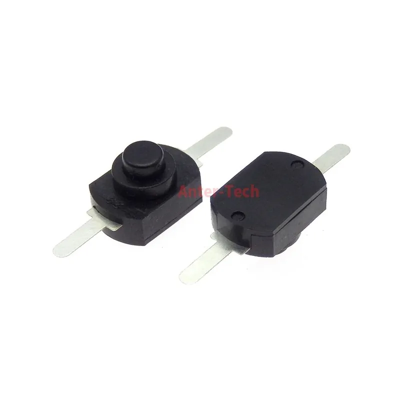 Fekete-10db 12*8MM DC 30V 1A On Off Mini Nyomógombos Kapcsoló Elektromos zseblámpához 1208YD Önzáró Outlet