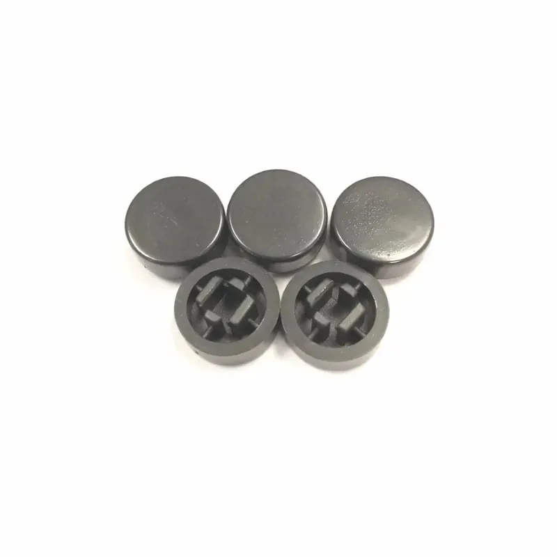 Piros-100db 12*4mm Kerek Nyomógombos Kapcsoló gomb kupak - 12*12*7,3mm-es Négyzet alakú Nyomógombhoz Kihagyhatatlan ajánlat