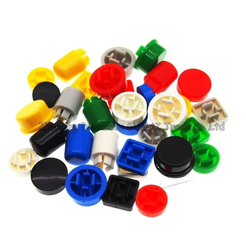 Minta(5 modell)-Minta-5 modell Nyomógombos Nyomógombos Kapcsoló kupak - 12*12*7,3mm-es Kapcsolóhoz Csak ma