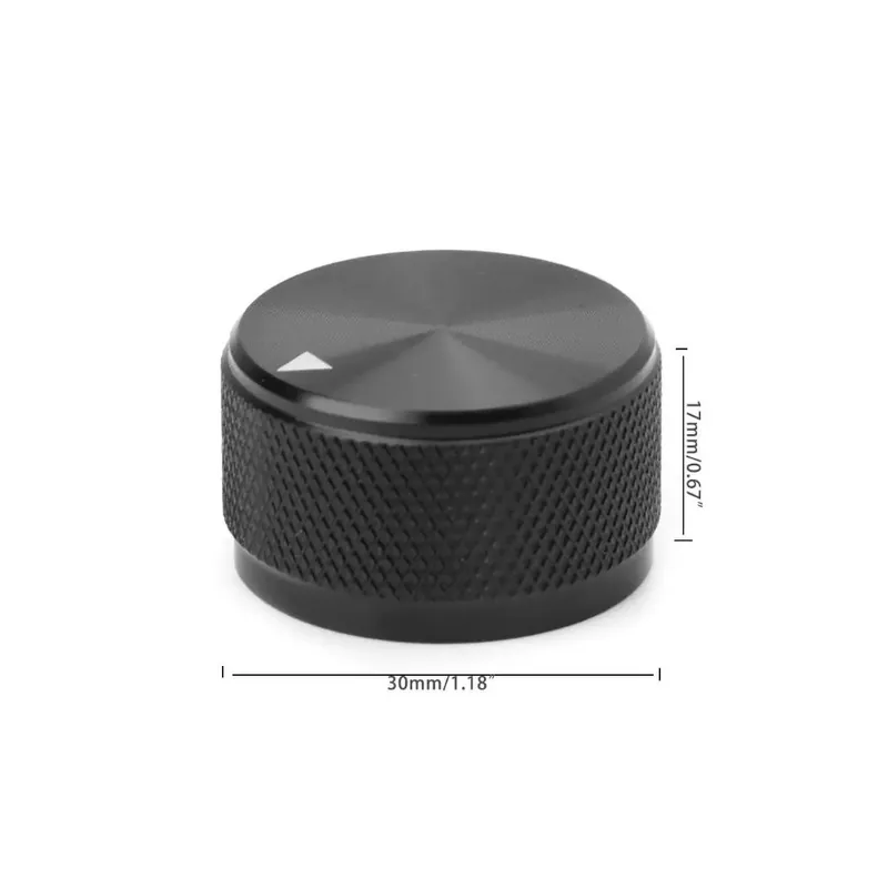 E 30x17mm-Potenciométer gomb kupak Hangerőszabályozó Alumínium Kódoló Multimédiás Hangszóró HIFI Audió Erősítő gombhoz Prémium