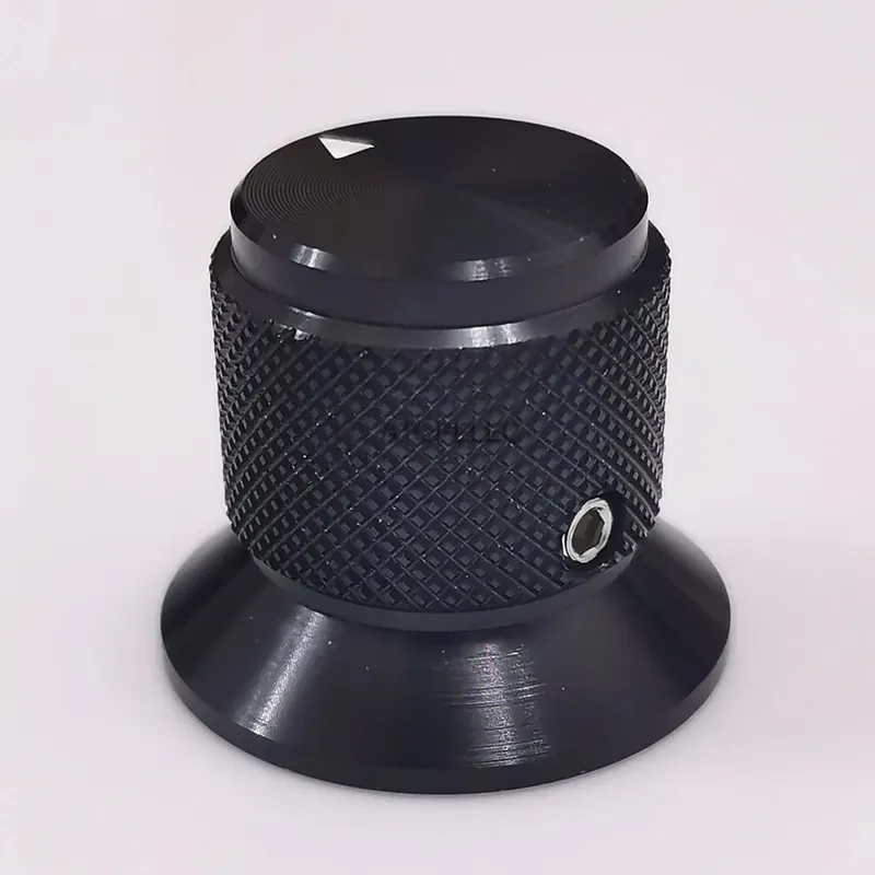 Fekete-30*25mm Tömör Alumínium HiFi Hi-End Audió AMP DAC CD Potenciométer gomb 6mm tengely CNC Megmunkált Eloxált Árcsökkenés
