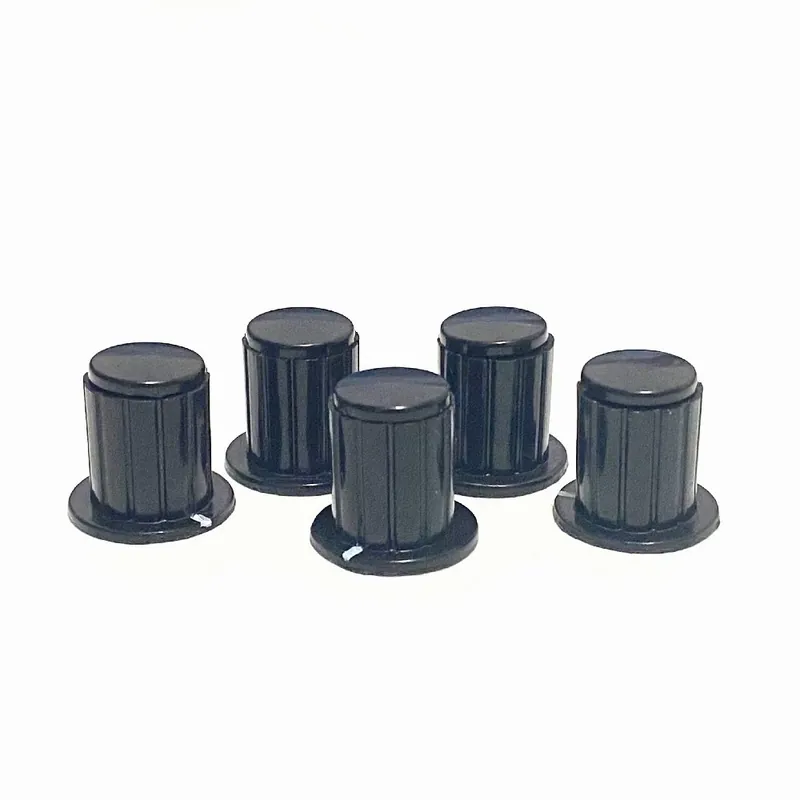 Fekete-5db/csomag Bakelit Potenciométer gomb K17-01 WXD3-13-2W WH3-13 WH3-12 gomb WH5 15*17MM furat átmérő 4MM Kiárusítás