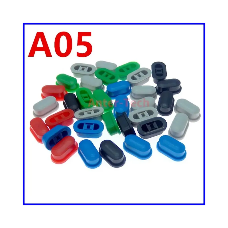 Akció Random színben-20db A05 3*2mm Nyomógombos Kapcsoló kupak 5,8mm 7mm 8mm 8,5mm Mikrokapcsolós nyomógombhoz