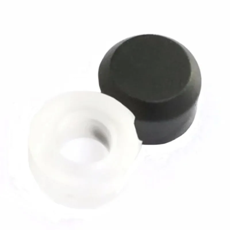 Fekete-100db Szilikon Kerek furat gomb kupak 6*6mm Nyomógombos Kapcsoló kupak Nyomógombhoz Kapcsolóhoz Kedvezményes ár