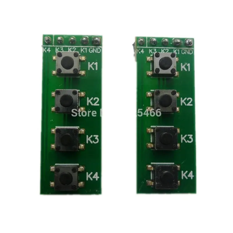 Népszerű 2 db-2/8/24db Nyomógombos Kapcsoló 4 Billentyűzet modul Billentyűzet gomb - PIC PLC ARM FPGA CPLD MCU Fejlesztői kártyához