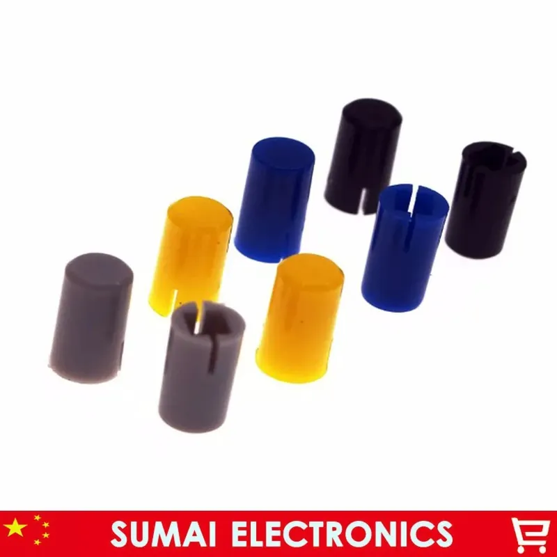 Olcsóbb Random színben-1000 db/csomag Nyomógombos Kapcsoló kupak 5X9,5MM Mikrokapcsoló gomb kupak 7 színben Kapcsolót nem tartalmaz